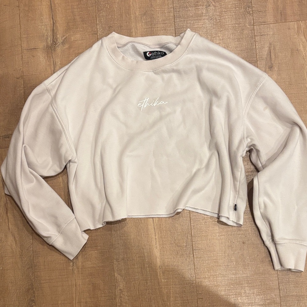 Ethika cropped hoodie sweatshirt